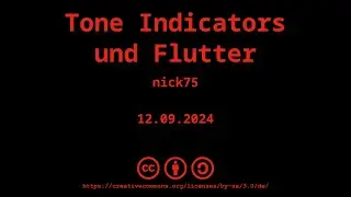 [c¼h] Tone Indicators und Flutter