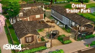 Creeky Trailer Park 🏚️🌾 || Sims 4 Speed Build || No CC