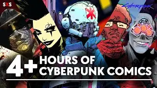 4+ Hours of Cyberpunk Storytime | 2077 Comic Compilation | Deep Dives for Focus and Studying