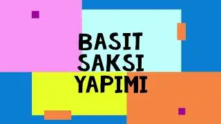 Hızlı ve Basit Saksı Önerisi