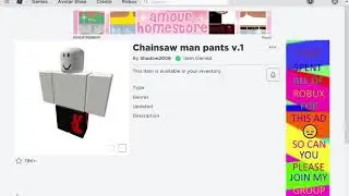 My First roblox account!