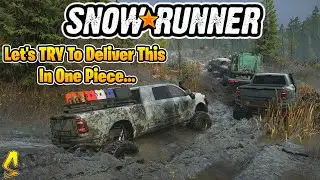 SnowRunner: Let's TRY To Deliver This Service Vehicle In One Piece... | Top Gear Ep. #75