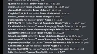 Tower of True Skill in 7:50 (w/ fails) | Roblox Jupiter's Towers of Hecc
