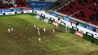 Дюпин берет пенальти от Дзюбы. Рубин - Зенит - 2:1