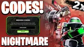 *NEW* ALL WORKING NIGHTMARE UPDATE CODES FOR TOWER DEFENSE X! ROBLOX TDX CODES