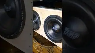 4 САБВУФЕРА в БАГАЖНИК ВАЗ 2110.#bass #subscribe #amp #ваз2110тюнинг #бюджетно #tiktok #shots
