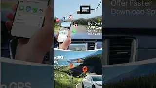 70mai A500S 2.7K Dual Dash Cam | Front & Rear Sony IMX335, Built-in WiFi GPS, ADAS, Night Vision