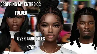 DROPPING ALL MY ENTIRE CC FOLDER UPDATED| INCLUDING NEW CC