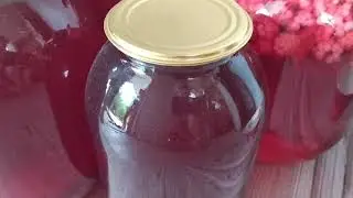 Заготовки на зиму, Компот из ягод. Малина, смородина.