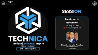 Roadmap to Placement | Technica'22 | ISTE-VIT Webinar