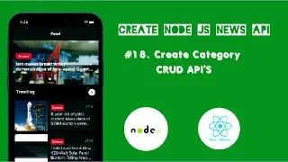 Create Category CRUD API's || News App API using Node Js, Express Js