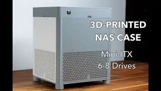 NOOS – 3D Printed NAS Case Assembly Guide (Mini-ITX, 6–8 Bays, Pico/Flex PSU)