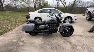 Modified Honda Valkyrie F6c Grey and Black