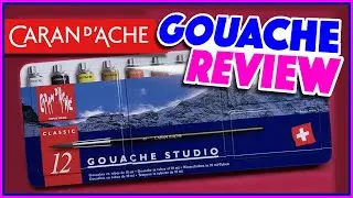 Caran D'Ache Studio 12 Gouache  |  Demo & Review