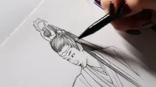 Drawing Wei Ying and Lan Zhan | The Untamed Drama Fanart