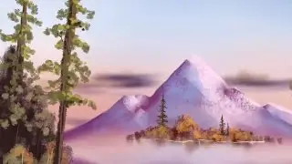 Painting along with Bob Ross