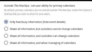 Change Google Calendar Sharing Permissions in Google Workspace