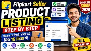 Flipkart seller product listing kaise kare | how to add product listing on Flipkart 