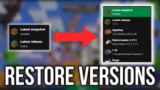 Transfer Your Minecraft Versions To The New Launcher