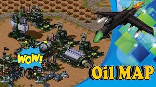 Oil Map 2 vs 2 good game Red Alert Yuri Revange - خريطة البرتول 2 مقابل 2 ريد اليرت 2 يوري - CnC.Net