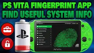 PS Vita FingerPrint App! Find Useful System Info!