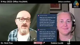 9 May 2023: Office Hours/Ask Us Anything with Dr. Nick Fine