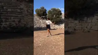 #FAVLAV sings Die Zauberflöte at the ruins of #Phaselis city. #diezauberflöte #mozart #opera #Turkey
