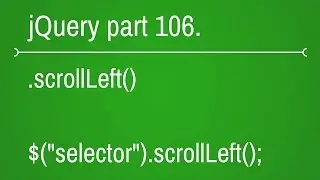 jquery scroll left function - part 106