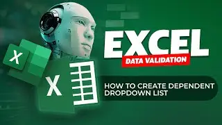 How to Create Dependent Dropdown List in Excel | Excel Data Validation Tutorial
