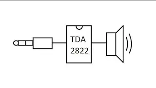TDA2822 Audio Amplifier Circuit Very Easy At Home
