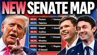 2026 Senate Map Based on the LATEST POLL in Every Race! (JULY UPDATE)