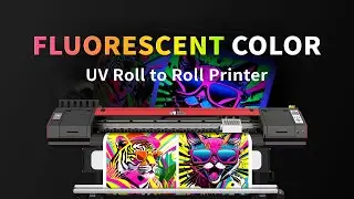 SinoColor Roll to Roll UV Printer UV-740D With Fluorescent Color I Neon Color