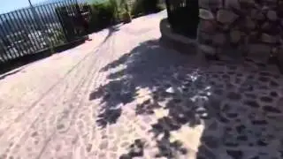 Downhill in city