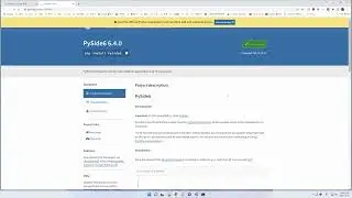 PySide6 installation and Visual Studio Code development environment