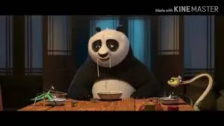 Kung fu panda but it's just food