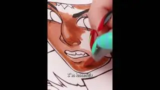 Drawing Human Barbie Wire from Helluva Boss