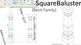 Square Baluster-Revit