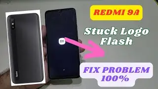 Redmi 9A Hang On Startup Logo Fix | How To Flash Without Pc Xiaomi Redmi 9