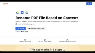 Rename PDF Files based on Content Automatically using this Zap (Updated)