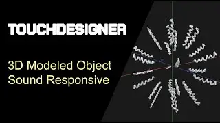 TOUCHDESIGNER: Audio Responsive 3D Model with SOPs & CHOPs