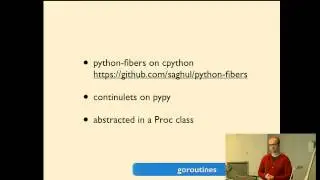 PyConFR 2013 - Benoit Chesneau - Porter le modèle de concurrence de GO en Python