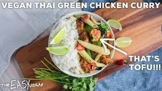 Thai Green 'Tofu-Chicken' Curry