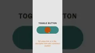 3 in one Toggle Button with JavaScript | Toggle Button Using HTML, CSS And  JS 