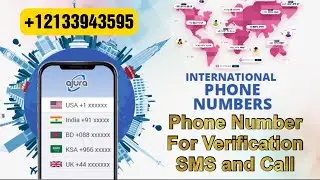 How To Create An International Phone Number For Online Verification | Calls | SMS | US, FRANCE MORE