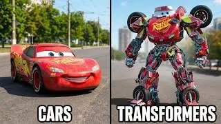 Lightning McQueen in Real Life Disney pixar Cars Drifts STORM