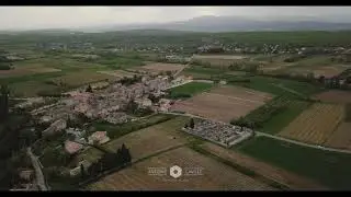 Lussas vu du ciel