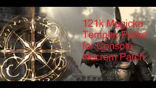 121k Magicka Templar DW/Staff Parse and Build Video for Console | Necrom Patch