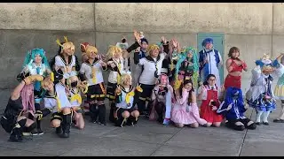 Anime Expo 2023 Vocaloid Cosplay Gathering