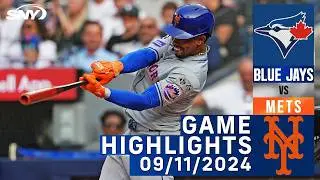 Mets vs Blue Jays (9/11/2024) | NY Mets Highlights | SNY