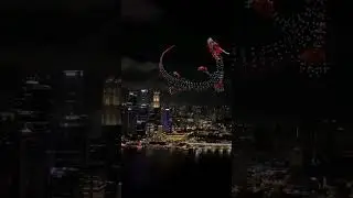 Singapore Dragon Drone Show 